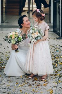 mariage mariee et fille