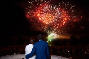 photographie feu artifice mariage chateau de baronville